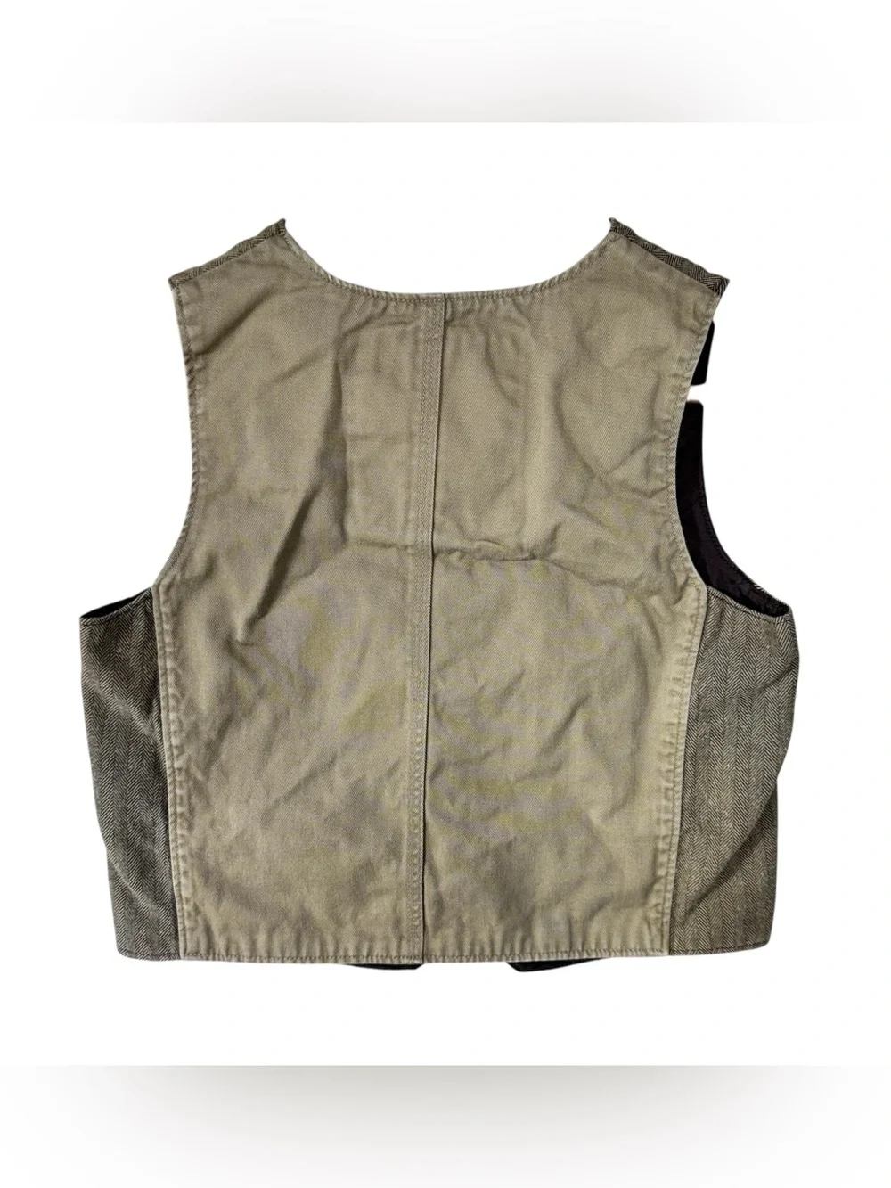OshKosh B'gosh Tan Herringbone Waistcoat Vest 100% Cotton | Boys 5